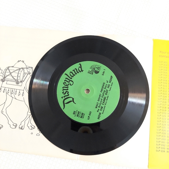 Walt Disney 1968 Record & Book How The Camel Got His Hump LLP 325 - Picture 4 of 4